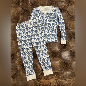 Roller Rabbit Blue Monkey Pajamas Size 8